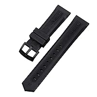 For TAG HEUER Sports Silicone Tape Watch Band Natural Rubber Silicone Bracelet Waterproof Sweat Fine Steel Watch Buckle 20 22mm