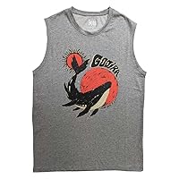 Gojira Tank Top Muscle T Shirt Whale Band Logo Official Unisex Grey