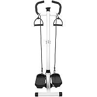 MOUNE Step Fitness Machines， Hydraulic Stepper Household Mute Mini Multifunctional Slimming Fitness Equipment Load-Bearing 120kg for Adult Elderly People HWC