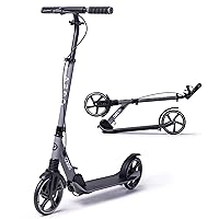 EVOLAND Kick Scooter with Aluminum Alloy Frame Foldable Mechanism and Adjustable Height Anti-Slip Deck for Kids 3-12years and up 