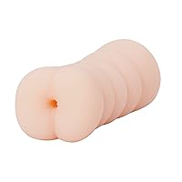 Pure Love Flexible Male Masturbator, Anal Textured Stroker, Artificial Anus, Beige Color, Adult Sex Toy