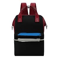 Flag of Estonia Multifunction Diaper Bag Backpack Large Capacity Travel Back Pack Waterproof Mommy Bags