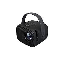 RCA RPJ264 Portable Home Theater Projector - Premium Quality - White Brightness - Projector Compatible with PC, TV Box, PS4- HDMI/USB/VGA- (Black)