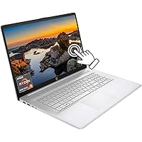 2022 Newest HP 17.3'' HD+ Touchscreen Laptop Business Computer, AMD Ryzen 5 5500U Hexa-Core (up to 4.0GHz), 16GB RAM, 1TB SSD, HDMI, Bluetooth 5, Webcam, Windows 11 w/ 3in1 Accessories, Silver