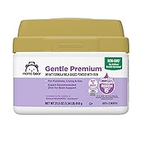 Amazon Brand - Mama Bear Gentle Premium Baby Formula Powder, DHA for Brain Support, Gentle Immune Blend 6, 2'FL HMO, For Fusiness, Crying & Gas, 21.5 oz, 1.34 pound (Pack of 1)