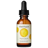 Vitamin C Face Serum – Skin-Brightening, Hydrating Serum with Hyaluronic Acid, Ferulic Acid & Vitamin E, 1.02 Oz