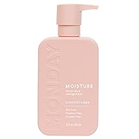 Moisture Conditioner 12oz for Dry, Coarse, Stressed, Coily and Curly Hair, Made from Coconut Oil, Rice Protein, Shea Butter, & Vitamin E, 100% Recyclable Bottles (350ml) (10434)