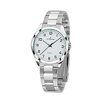 Atrium Women's Watch Classic Very Clear Analogue Quartz with Stainless Steel Bracelet Silver A11-30, silver, Classic