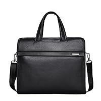 Men's Bag Leather Men's Handbag Cowhide Computer Bag 14 Inch Business Briefcase