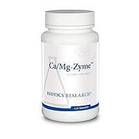 Biotics Research CaMgZyme 300 mg Calcium Citrate, Magnesium, Highly Absorbable, Tablet Form, Raw Organic Vegetable Culture, Bone Health, Heart Health 120 Tablets