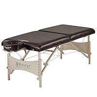 Master Massage Balboa LX Portable Massage Table Package, Chocolate Luster, 30 Inch