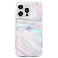 Case-Mate iPhone 12 Pro Max Case [10ft Drop Protection] [Wireless Charging] Soap Bubble Phone Case for iPhone 12 Pro Max - Luxury Iridescent Swirl Effect, Lightweight, Shock Absorbing, Anti Scratch