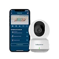 Babysense See Smart WiFi Baby Monitor, 1080p Camera, HD Night Vision, Detect & Track Motion, Capture & Record - SD Card Included, Free Smart App for iOS & Android - Available in The USA Only