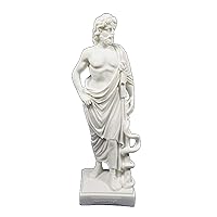 Asclepius Statue Ancient Greek God of Medicine Sculpture