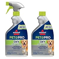 BISSELL PET PRO OXY Stain Destroyer for Carpet and Upholstery, 22 oz, 2 Pack, 17739, 22 Fl Oz (Pack of 2), 44