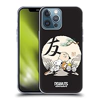 Head Case Designs Officially Licensed Peanuts Charlie Brown Oriental Snoopy Soft Gel Case Compatible with Apple iPhone 13 Pro Max