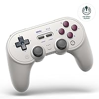8Bitdo Pro 2 Bluetooth Controller for Switch, Hall Effect Joystick Update, Wireless Gaming Controller for Switch, PC, Android, and Steam Deck & Apple (G Classic Edition)
