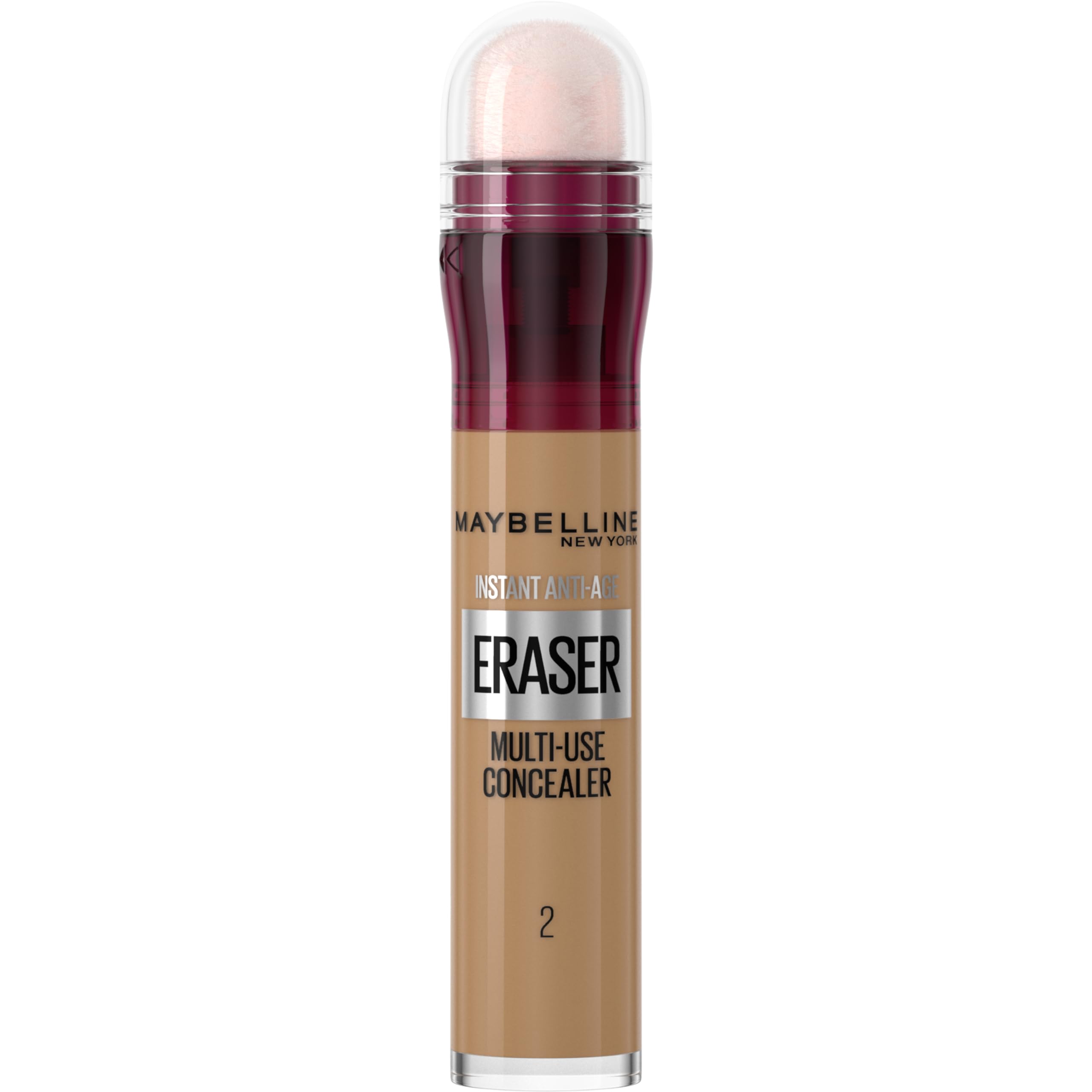Maybelline Instant Age Rewind Eraser Dark Circles Treatment Multi-Use Concealer, 130, 1 Count (Packaging May Vary) & Fit Me Matte + Poreless Liquid Oil-Free Foundation Makeup, Classic Ivory, 1 Count