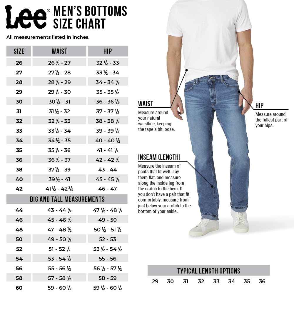 Lee Men's Extreme Motion Flat Front Regular Straight Pant