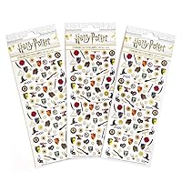 Paper House Productions STM-0021 Harry Potter Micro Stickers, 3-Pack, Colors May Vary, 3 Pack