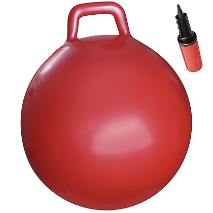 WALIKI Hopper Ball| Hippity Hop | Jumping Hopping Therapy Ball | Relay Races | Red 18” (Ages: 3-6 (18