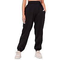GirlzWalk Womens Fleece Casual Oversized Jogging Joggers Tracksuit Bottoms Ladies Jog Pants (Black, XL/UK 16-18)