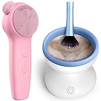 Makeup Brush Cleaner Machine and Silicone Face Scrubber from Alyfini Beauty