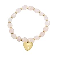 Soho Womens Puffy Heart Cuff Bracelet