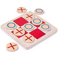Noughts and Crosses Game, Wooden Toys, Tic Tac Toe Game, Board Games, Travel Games, Board Games for Families, Kids Games, Pocket Money Toys