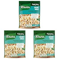 Knorr Pasta Sides Creamy Garlic For Delicious Quick Pasta Side Dishes No Artificial Flavors, No Preservatives 4.4 oz (Pack of 3)
