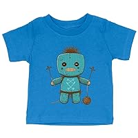 Doll Design Baby Jersey T-Shirt - Creepy Baby T-Shirt - Themed T-Shirt for Babies