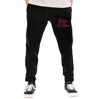 Children of Bodom Logo Long Pants Men's Drawstring Stretch Fashion Loose Trousers Sweatpants