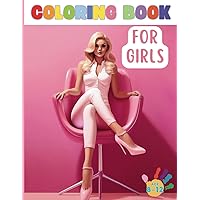Coloring Book For Girls Ages 8-12: A Stylish and Fun Coloring Book for Girls, Teens, and Women. Beautiful Fashion Girls, Women, and Guys.
