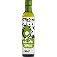 100% Pure Avocado Oil, Keto and Paleo Diet Friendly, Kosher Oil for Baking, High-Heat Cooking, Frying, Homemade Sauces, Dressings and Marinades (8.4 fl oz)
