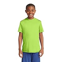 SPORT-TEK - Youth Competitor Tee. YST350 - Lime Shock_M