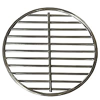 onlyfire Stainless Steel High Heat Charcoal Fire Grate Fits for Large/MiniMax Big Green Egg Grill,9-Inch