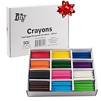  Bulk Unwrapped Crayons Case of 270 (9 colors, Wax) for  Crafting, Parties, Kids, Paperless Crayons with No Paper Wrapper