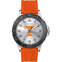 Timex Tribute Men's Collegiate Gamer 42mm Watch – Tennessee Volunteers with Orange Silicone Strap