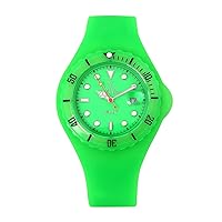 Women's JYD05GR Jelly Fluo Green Rubber Watch