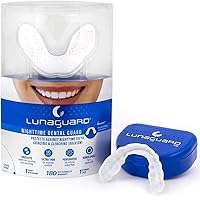 Nighttime Dental Guard – Comfortable Mouth Guard for Bruxism - Custom Fitted Protection for Teeth Grinding and Jaw Clenching Plus Storage Case