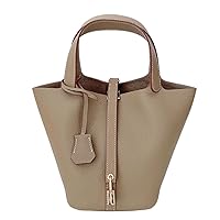 Fleur & Deco Leather Bag, Genuine Leather, TOGO Leather, Soft Leather, Cube Bag, Women's, Handbag, Cowhide Leather, Cube-shaped, Bucket Bag, PM GM MM, Brand, Mother's Day, S Size