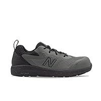 New Balance Logic Composite Toe Men's Industrial Work Shoes, Cool Grey/Black, Size 9, Wide, Comfortable & Lightweight Work Shoes for Men, Static Dissipative, Puncture & Slip Resistant