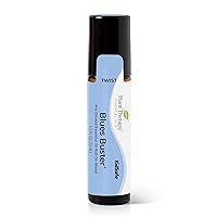 Plant Therapy Blues Buster Essential Oil Blend 10 mL (1/3 oz) 100% Pure, Pre-Diluted Roll On, Natural Aromatherapy