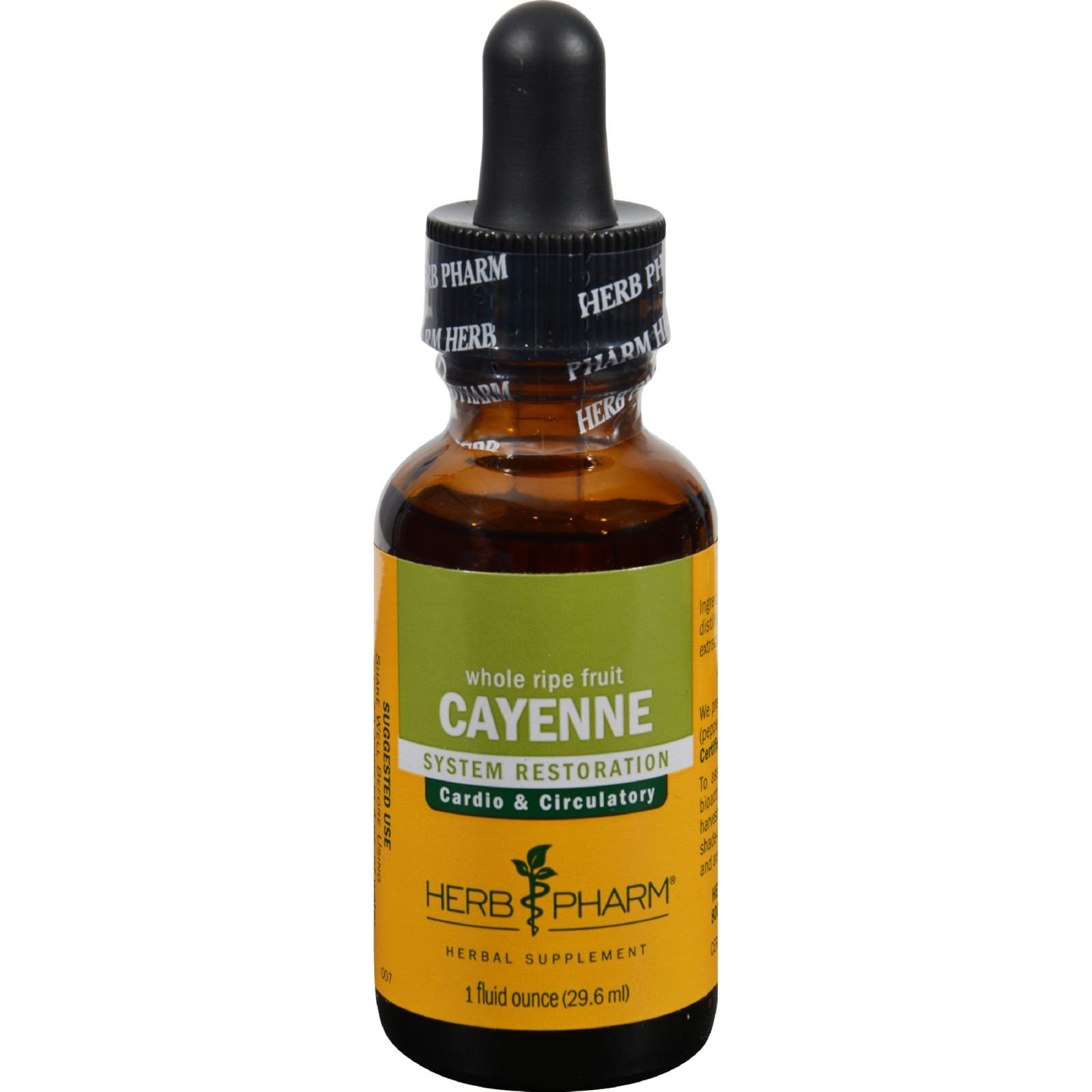 HERB Pharm Organic Cayenne Extract, 1 FZ