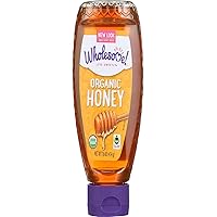 Wholesome Sweeteners Organic Honey, 100% Pure, Fair Trade, Non-GMO, 1 Pound (48150-60602)