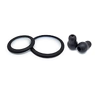 Adult + Pediatric Diaphragm Replacement - Fits Classic III (3) and Cardiology IV Stethoscopes + 2 Extra Ear Pieces, Compatible with Littmann and Other Stethoscopes