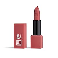 MAKEUP - Vegan - Cruelty Free - The Lipstick 254 - Dark Pink Nude Lipstick - 5h Lasting Lipstick - Highly Pigmented - Matte - Vanilla Scented - Lipstick with Magnetic Cap