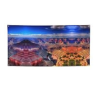Beauty Grand Canyon print Party Banner Soft Anti-Fading Party Banner Decorations Festival Decorations For Christmas Birthday Gathering Small