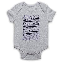 Unisex-Babys' Problem Reaction Solution The Hegelian Dialectic Baby Grow