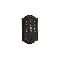 Encode Smart Wi-Fi Deadbolt with Camelot Trim in Aged Bronze